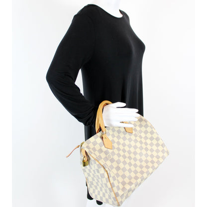 Speedy 30 Damier Azur