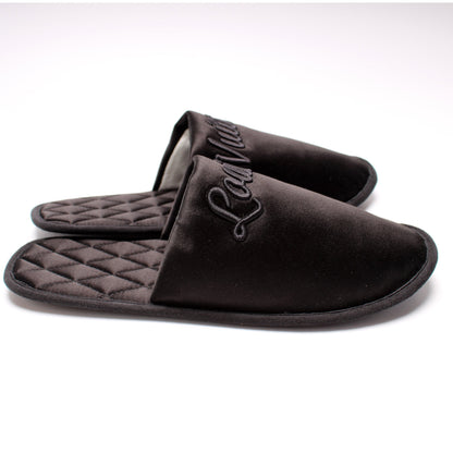 Satin LV Suite Mule Flats Size 38-39