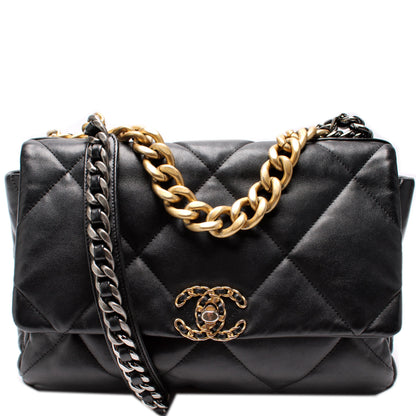 Quilted Goatskin 19 Large Flap 32+M
