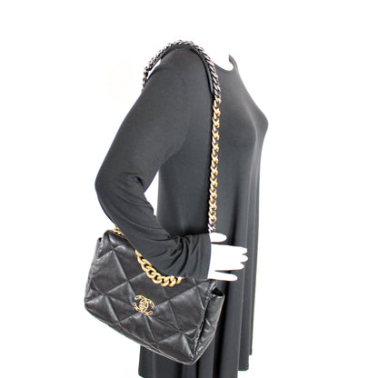 Quilted Goatskin 19 Large Flap 32+M