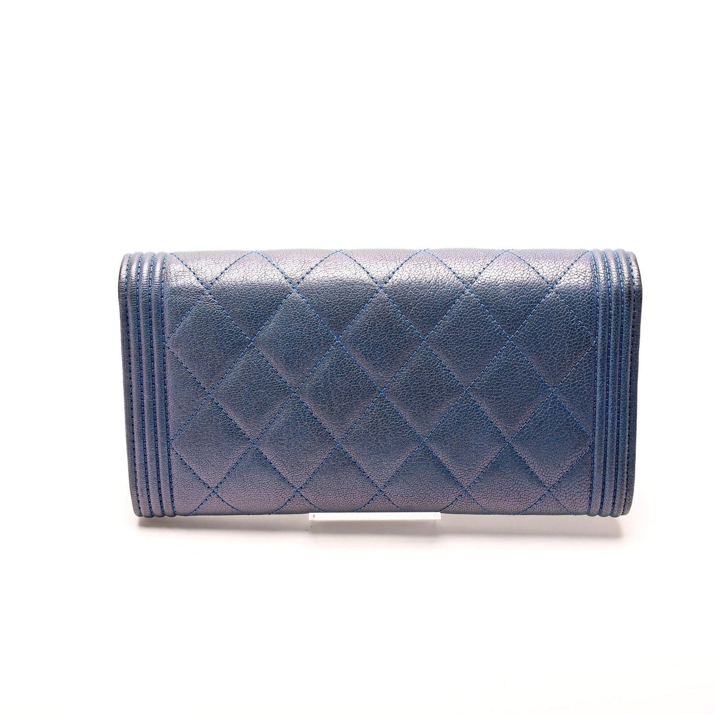 Chanel Boy Flap Wallet Long Goatskin