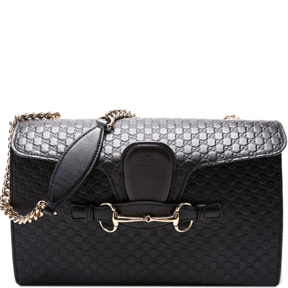 449635 Emily Micro Guccissima Medium Chain