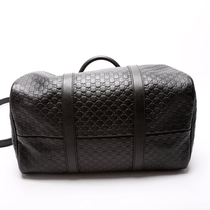 449646 Boston With Strap Micro Guccissima