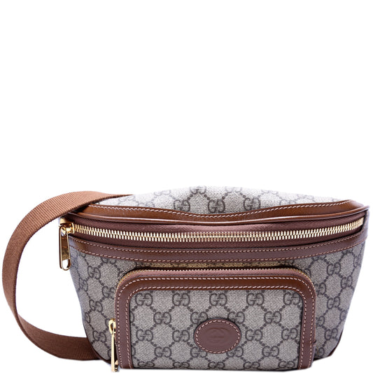 733240 Gucci Supreme Interlocking Gucci Large Belt Bag