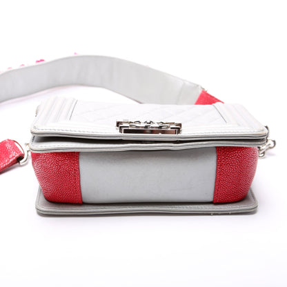Chanel Boy flap small Lambskin Flower Strap 16M