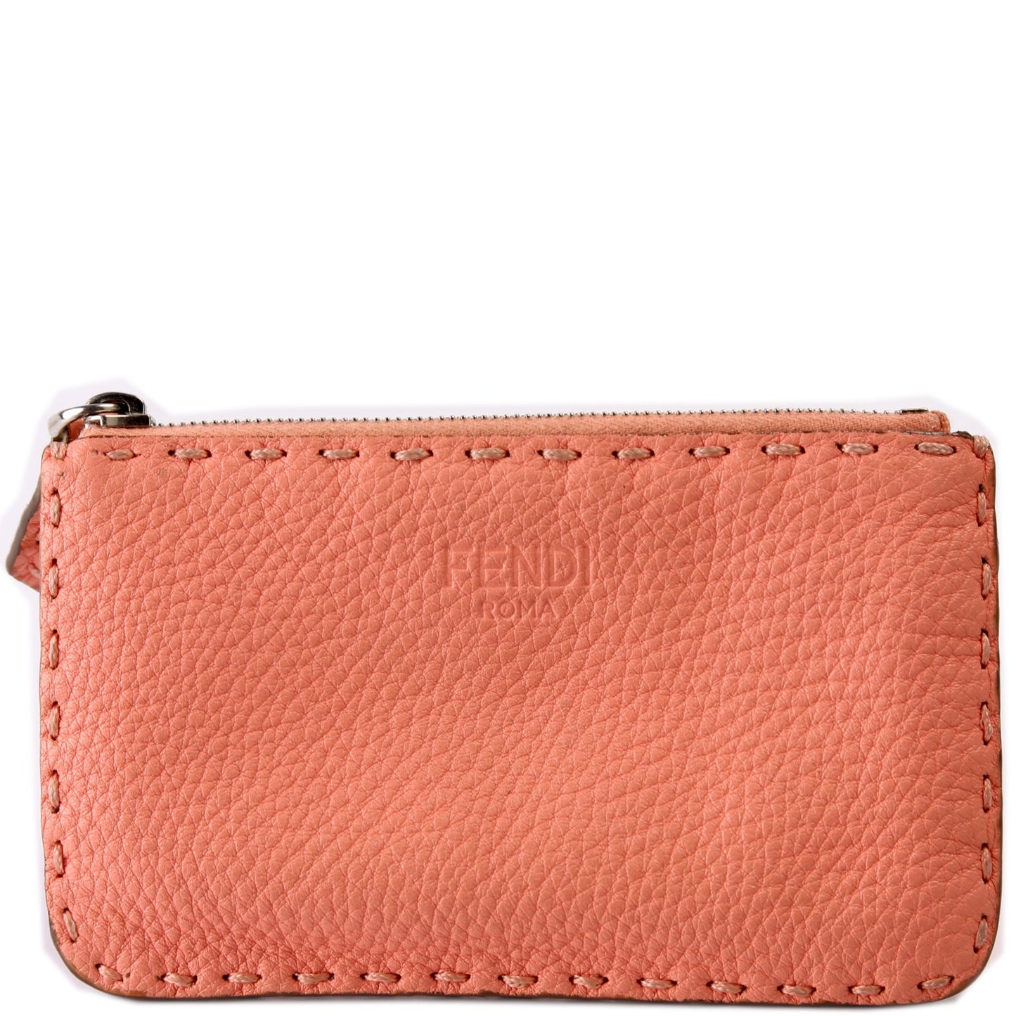 8AP147 Selleria Leather Zip Key Pouch
