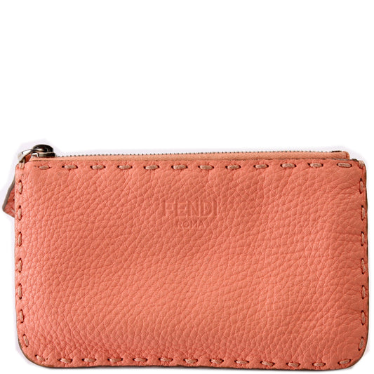 8AP147 Selleria Leather Zip Key Pouch