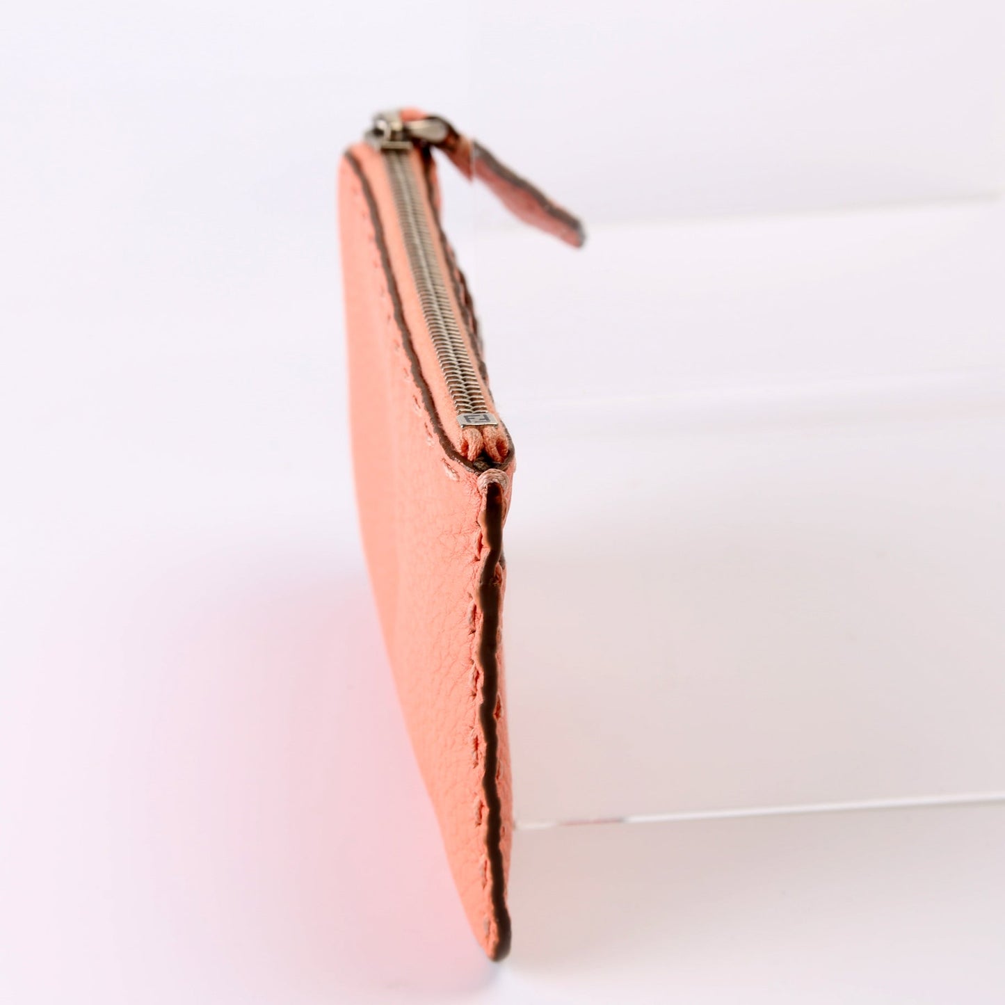 8AP147 Selleria Leather Zip Key Pouch