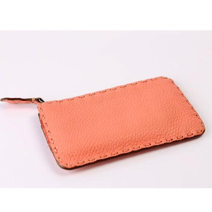 8AP147 Selleria Leather Zip Key Pouch