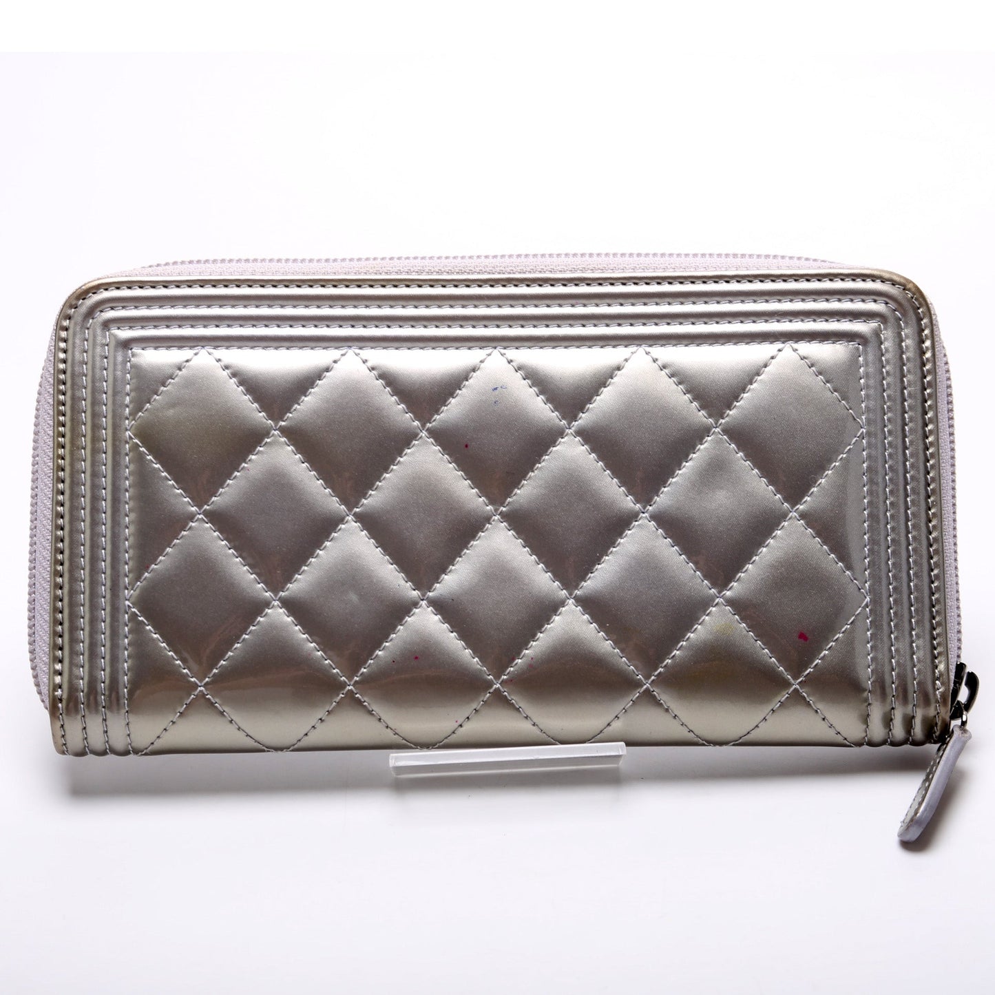 Chanel Boy Zip Around Wallet