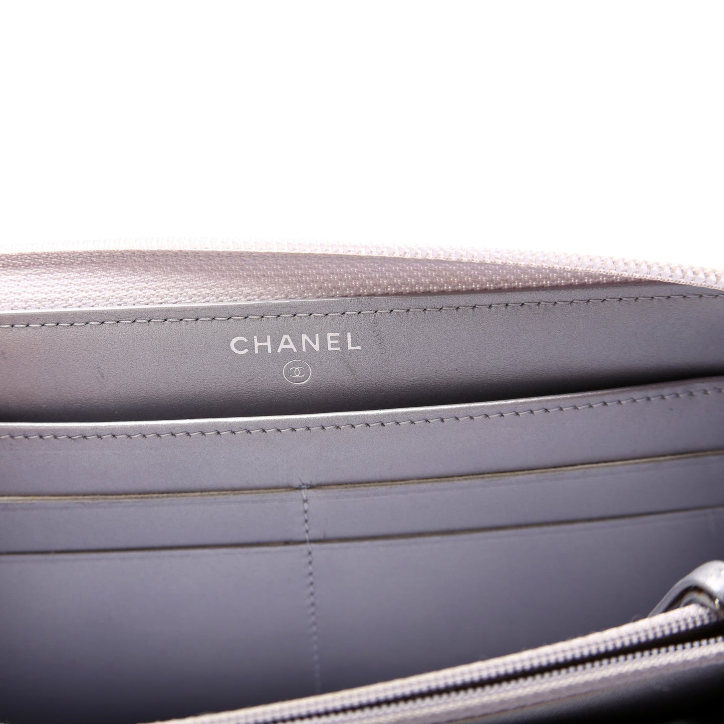 Chanel Boy Zip Around Wallet