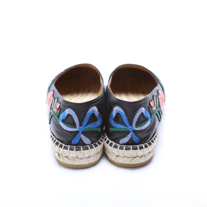 Gucci Flower Embroidered Espadrilles Size 39.5