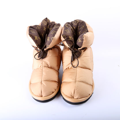 Pillow Flat Combat Ankle Boots Size 38