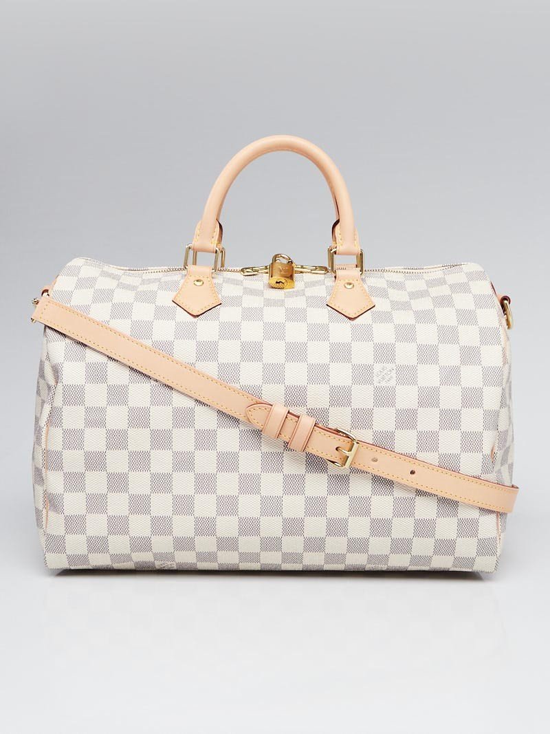 Louis Vuitton Speedy Bandouliere 35 Damier Azur Canvas