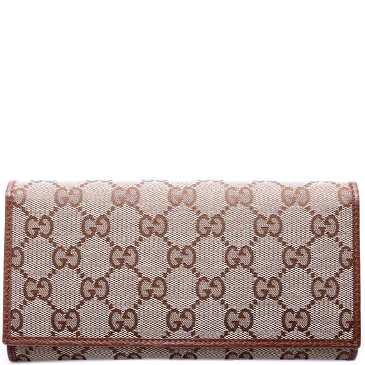 Gucci Canvas Long Wallet 346058