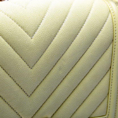 Chanel Boy Flap Medum Chevron Caviar
