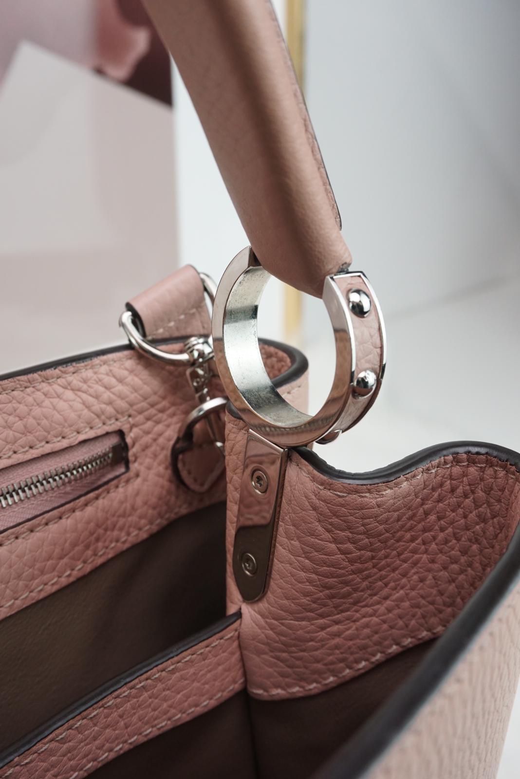 Louis-Vuitton Capucines Size BB Pink