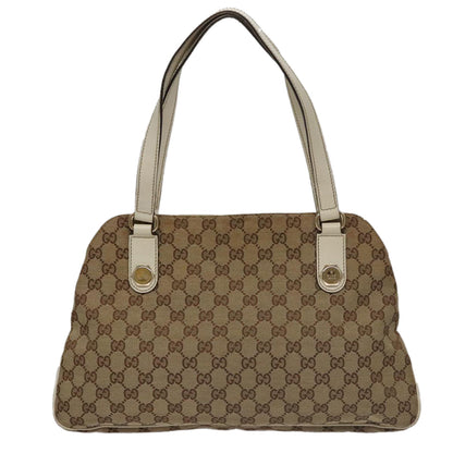 Gucci Charmy Beige Canvas Tote Bag