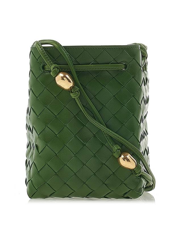 Luxury Bottega Veneta Intrecciato Small Bucket Bag Avocado