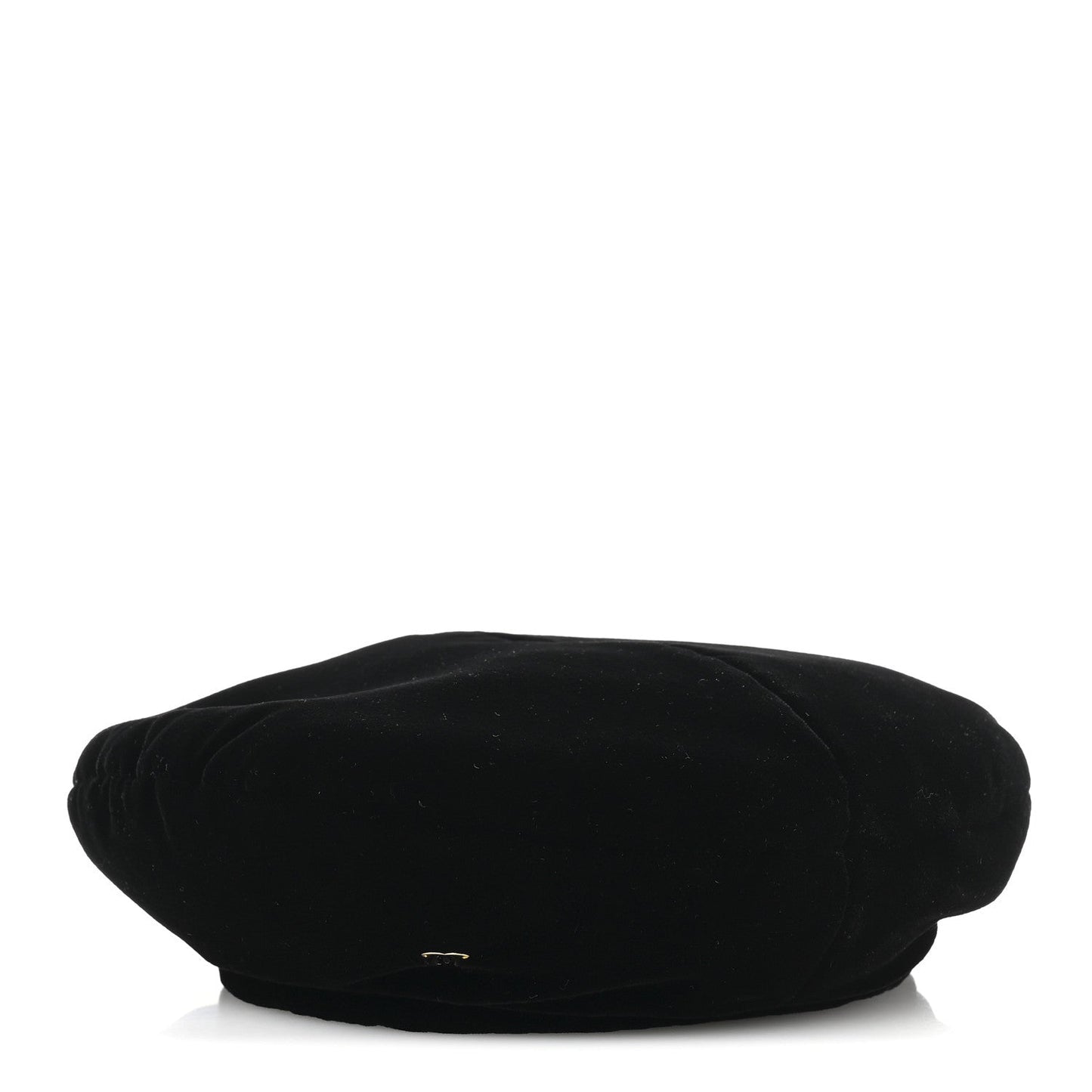 Velvet Beret Hat S Black