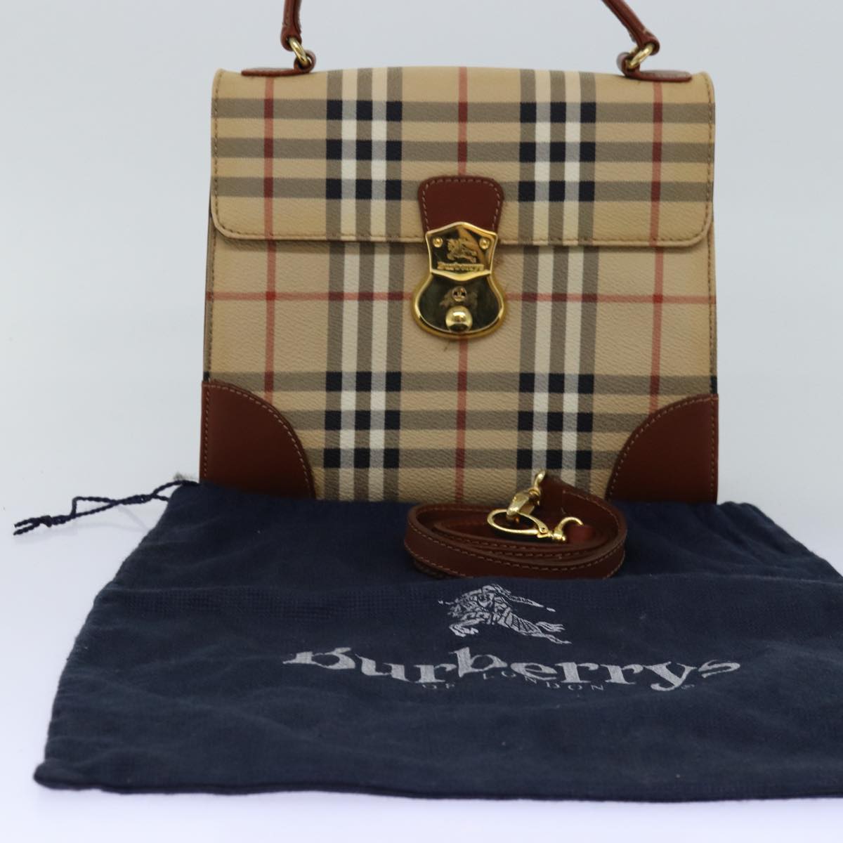 BURBERRY Nova Check Handbag
