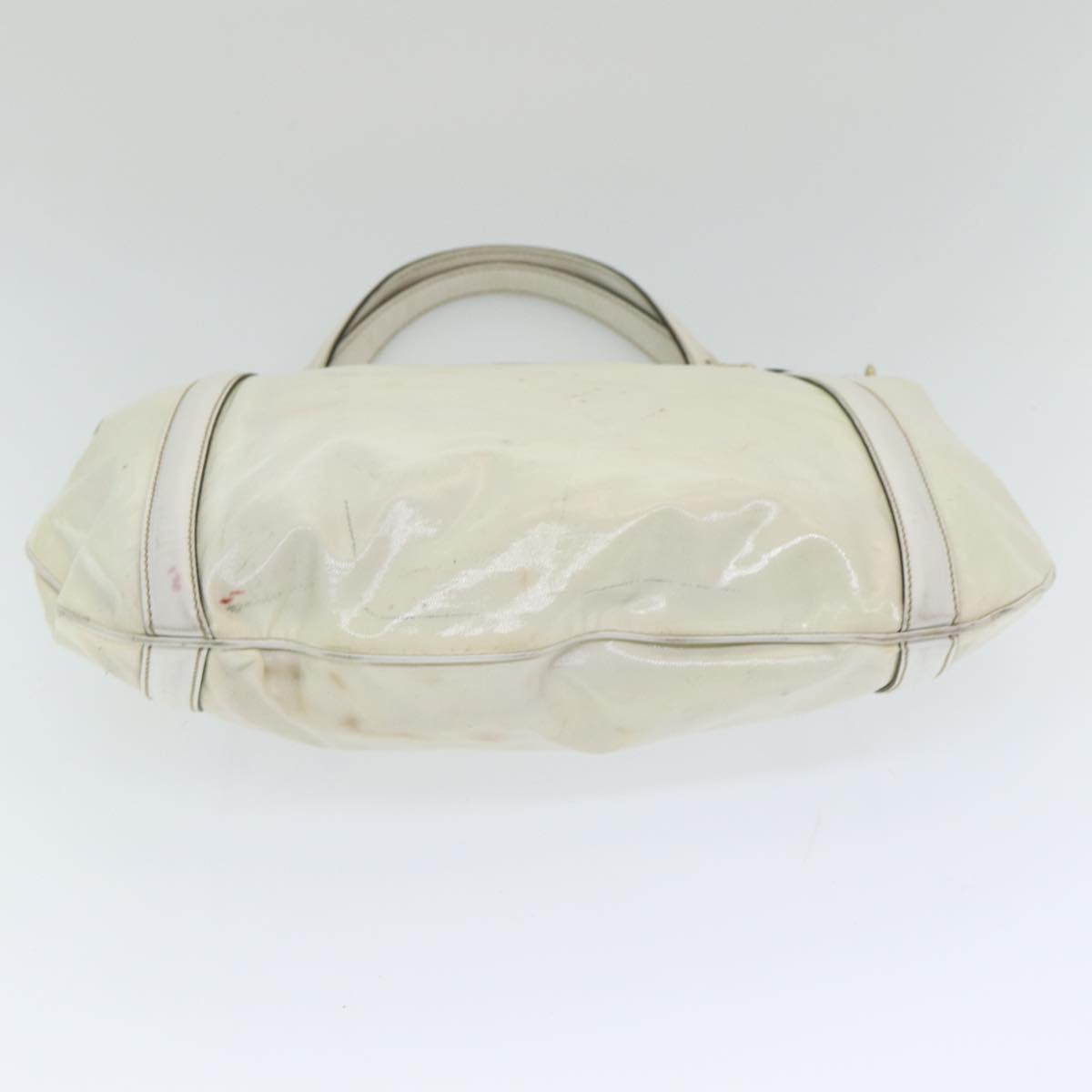 Gucci Ophidia White Canvas Handbag