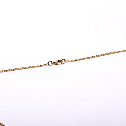 CC Flower Drop Pendant Necklace