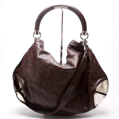 177088 Guccissima Indy Top Handle Hobo