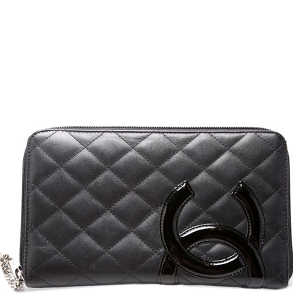 Chanel Cambon Ligne Zip Around Organizer Wallet