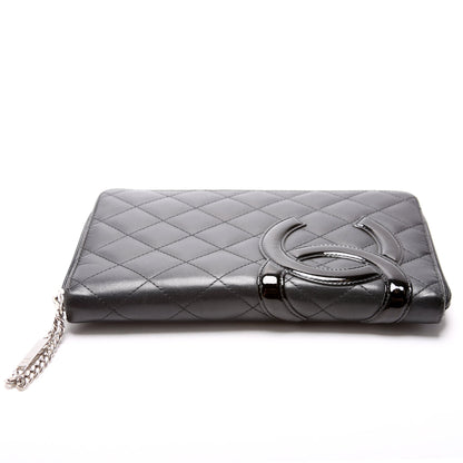 Chanel Cambon Ligne Zip Around Organizer Wallet