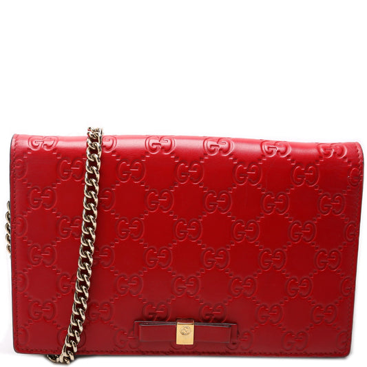 431408 Guccissima Chain Wallet
