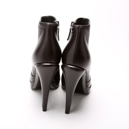 Cap Toe Booties Size 38.5