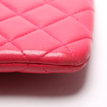 Boy Zipped Pouch Quilted Lambskin