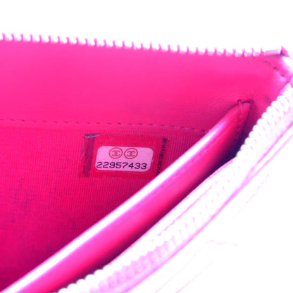 Boy Zipped Pouch Quilted Lambskin