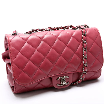 Drawstring Shopping Bag Lambskin