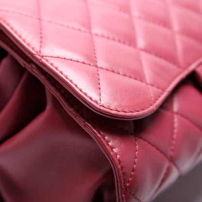 Drawstring Shopping Bag Lambskin