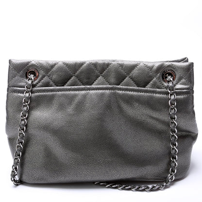 Soft CC TImeless Tote Caviar 14M Black