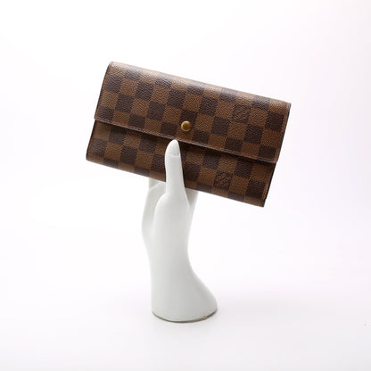 Porte Tresor International Wallet Damier Ebene