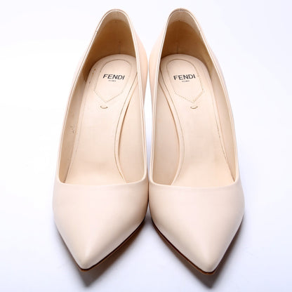 Leather Pointed Toe Pumps Size 39.5