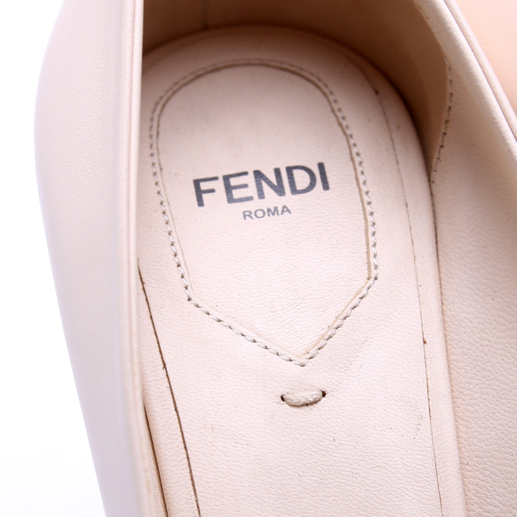 Leather Pointed Toe Pumps Size 39.5