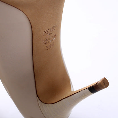 Leather Pointed Toe Pumps Size 39.5