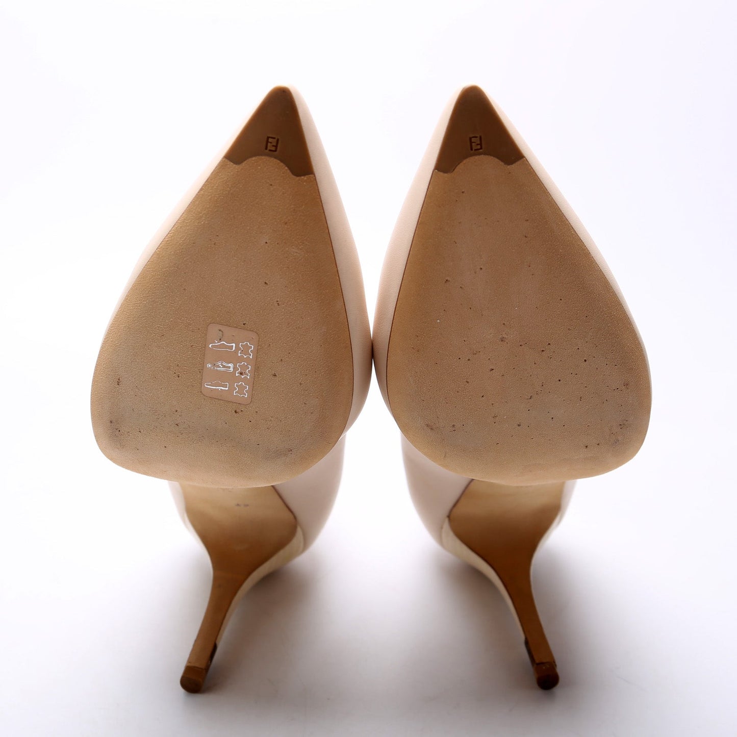 Leather Pointed Toe Pumps Size 39.5