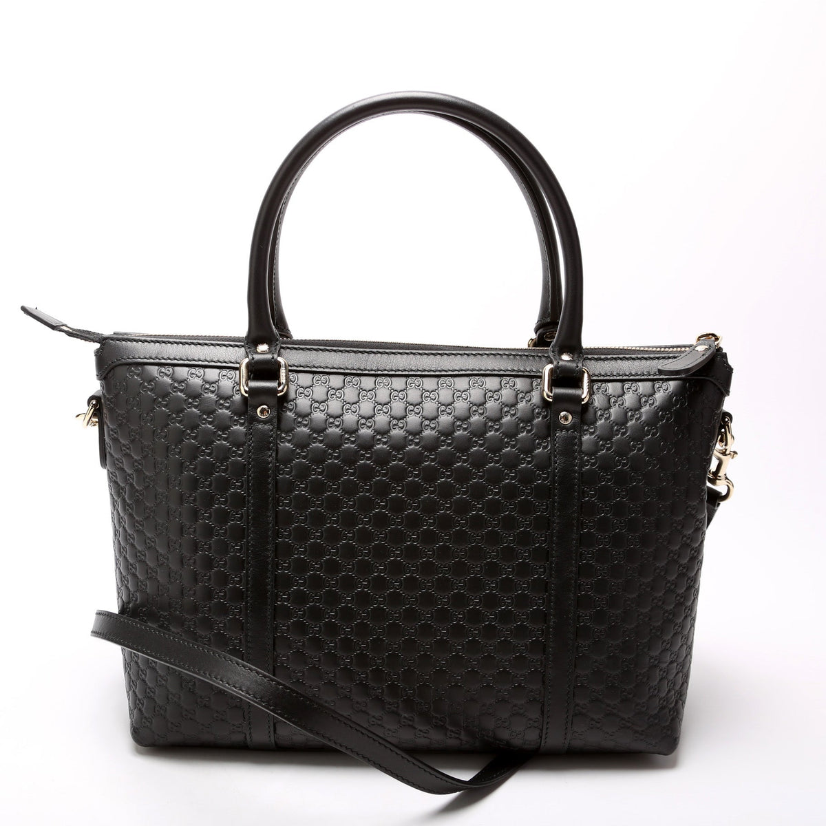 449656 Margaux Satchel Micro Guccissima