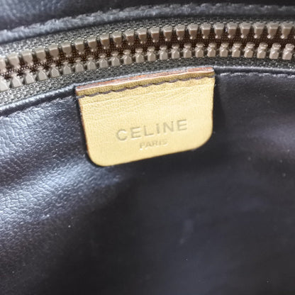 CELINE Shoulder Bag PVC Brown Macadam Women Used