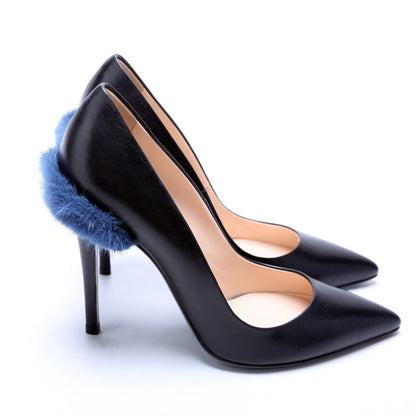 Leather Pointed Toe Pumps Size 38