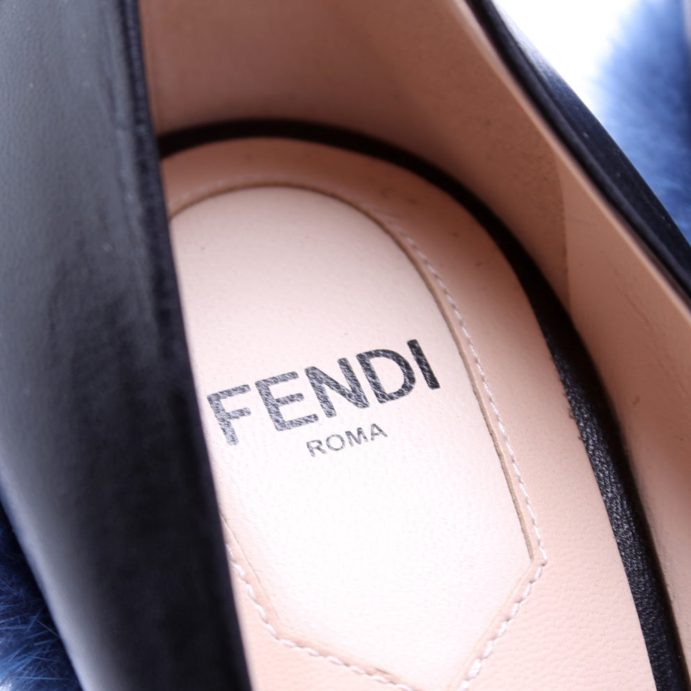 Leather Pointed Toe Pumps Size 38