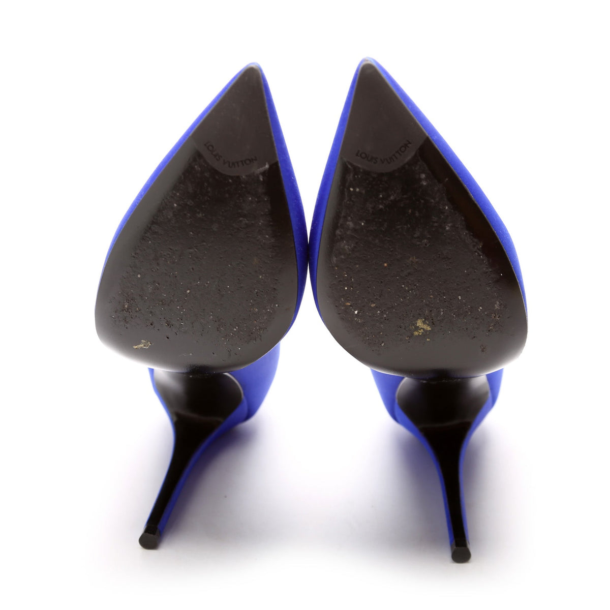 Crystal Logo Pointed Toe Pumps Size 38