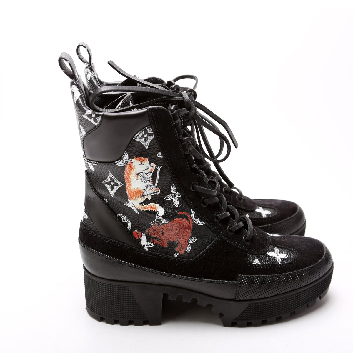 Laureate Desert Ankle Catogram Boots Size 38