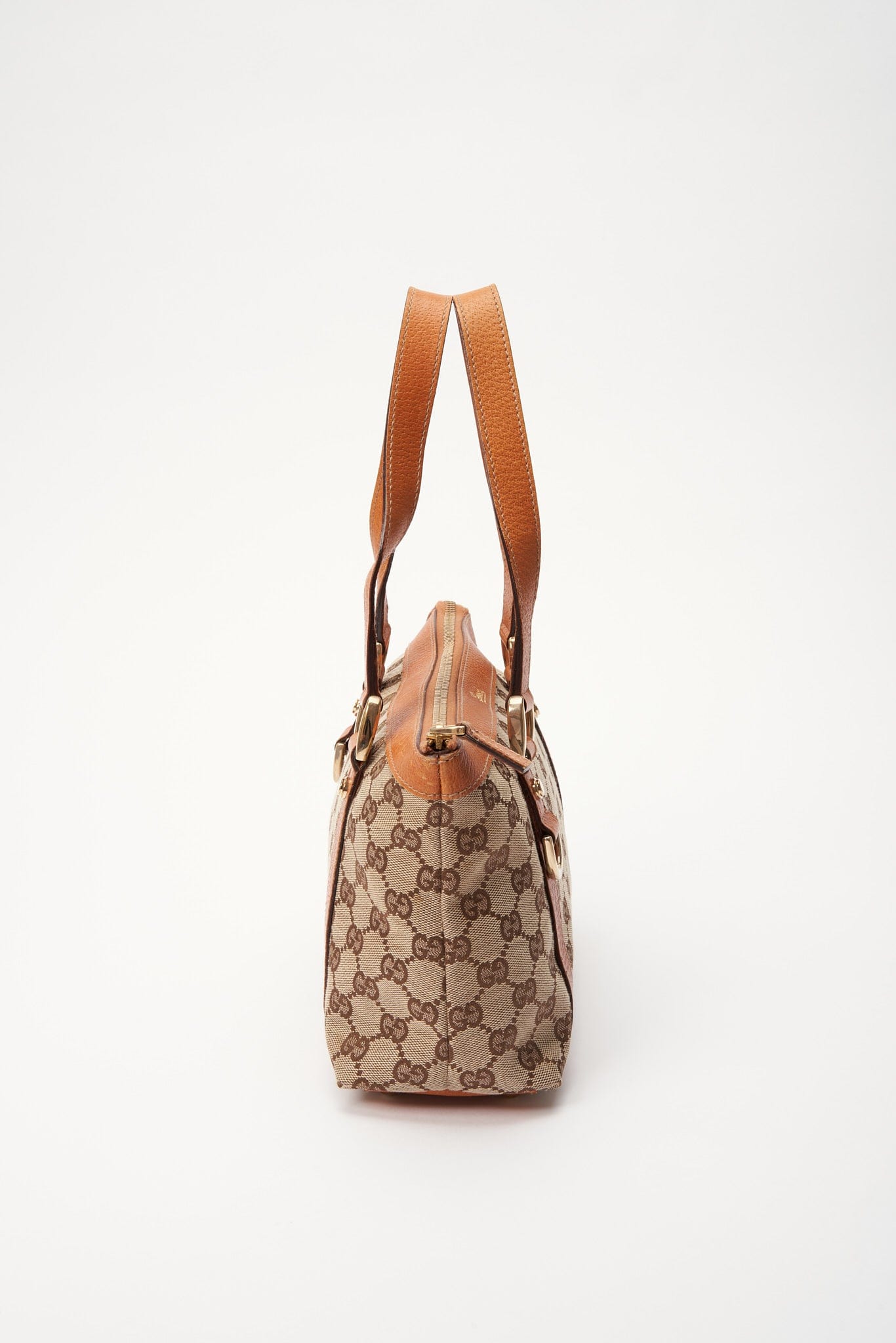 Vintage Gucci Bag in GG Beige Canvas