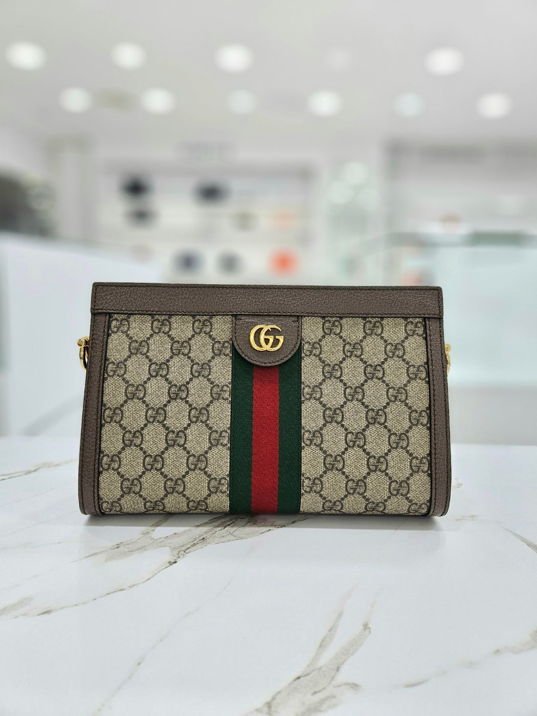 Gucci Ophidia GG Small Shoulder Bag Brown 503877 72649559